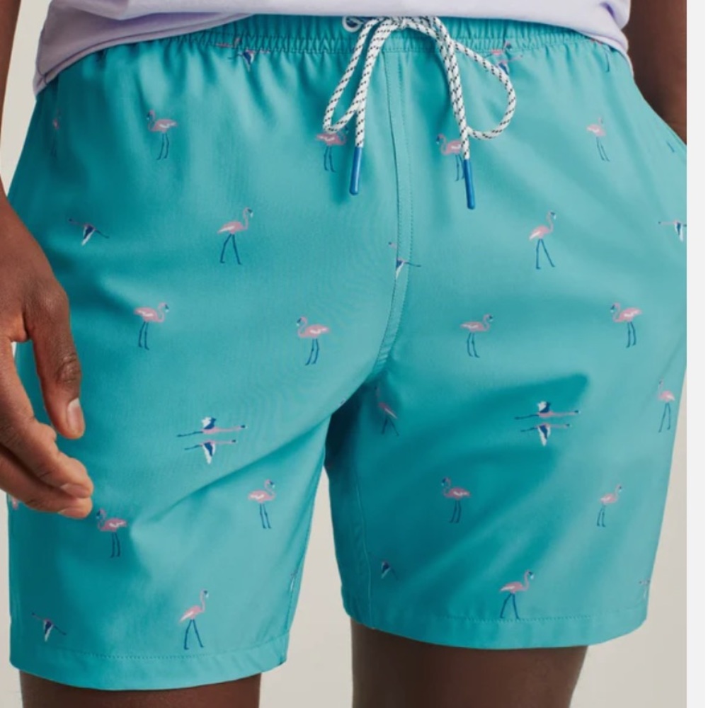 Bonobos Riviera Recycled Swim Trunks Anyway Flamingos